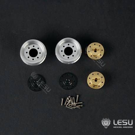 2 aluminum Wheels s for the LT5H LESU mini loader - LESU RD-2014