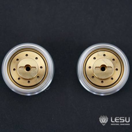 2 aluminum Wheels s for the LT5H LESU mini loader - LESU RD-2014