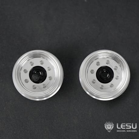 2 Jantes en aluminium pour mini chargeur LT5H LESU - LESU RD-2014