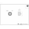 2 aluminum Wheels s for the LT5H LESU mini loader - LESU RD-2014