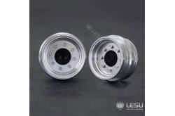 2 aluminum Wheels s for the LT5H LESU mini loader - LESU RD-2014