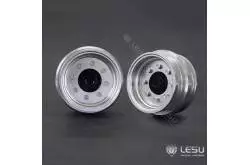 2 Jantes en aluminium pour mini chargeur LT5H LESU - LESU RD-2014