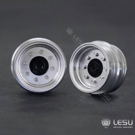 2 Jantes en aluminium pour mini chargeur LT5H LESU - LESU RD-2014