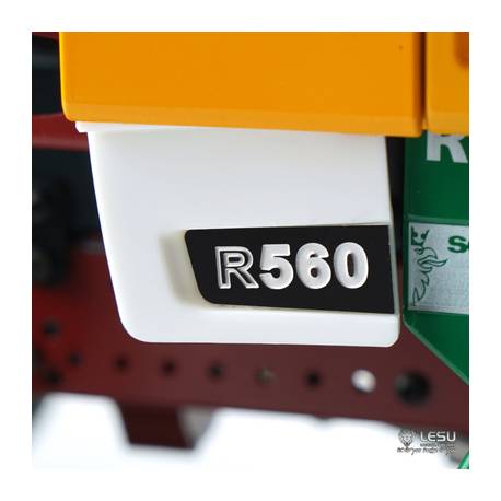 2 Rallonges de déflecteurs pour Scania avec logo R560 - LESU S-1239-R560