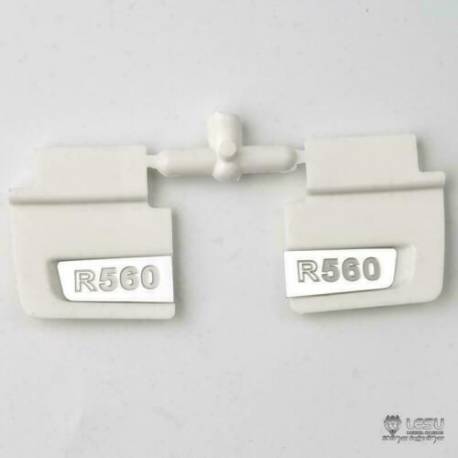 2 Rallonges de déflecteurs pour Scania avec logo R560 - LESU S-1239-R560