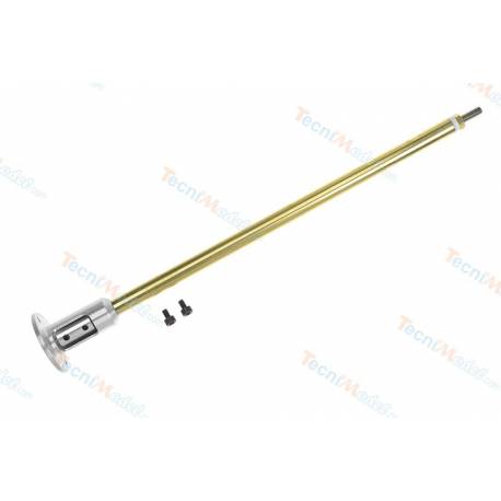 Arbre d'hélice 220mm M4 avec tube 184mm Ø8mm et support moteur pour classe 500/600