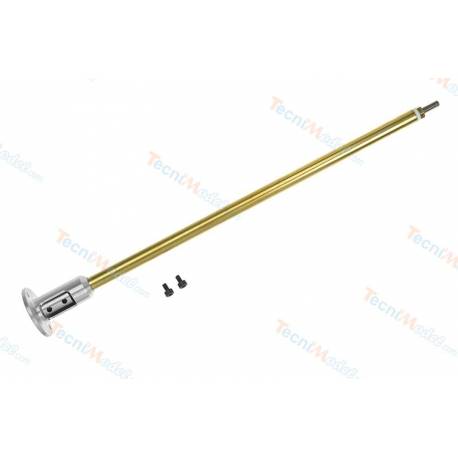 Arbre d'hélice 250mm M4 avec tube 220mm Ø8mm et support moteur pour classe 500/600