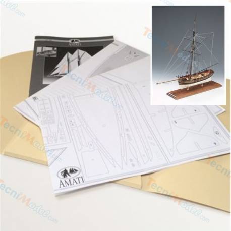 Lady Nelson construction blueprints
AMATI 1100/01