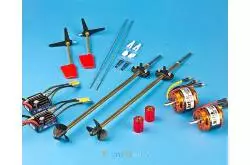 Kit de motorisation Brushless pour RIVA AQUARAMA 1970 AMATI - Krick 25036
