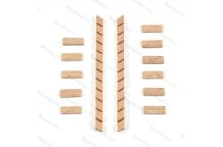 1 Escalier bois 12 x 67mm