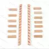 1 Escalier bois 15 x 82mm AMATI 4320/15