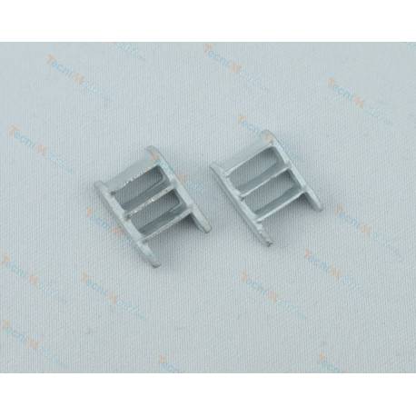 2 Escaliers en métal 10 x 8 mm