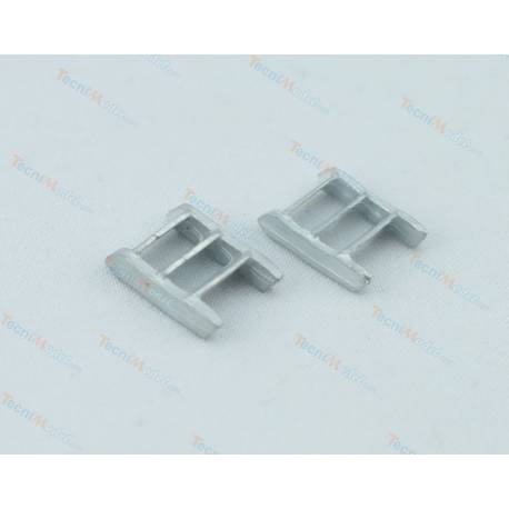 2 Escaliers en métal 10 x 8 mm