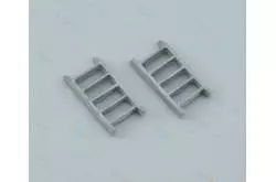 2 Escaliers en métal 22 x 10 mm AMATI 4324/05