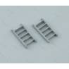 2 Escaliers en métal 22 x 10 mm AMATI 4324/05
