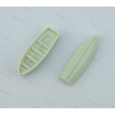 2 Chaloupes 28mm en plastique