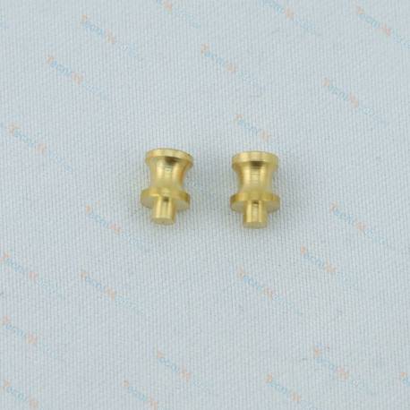 2 Bittes en laiton Ø4 x 5mm AMATI 4909/02