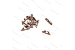 Fairleads 9mm in burnished metal (10pcs) AMATI 4920/09