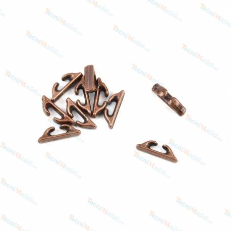 10 Chaumards 9mm en métal bruni AMATI 4920/09