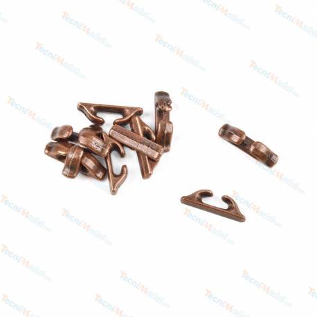 12mm Fairleads in burnished metal (10pcs) AMATI 4920/12