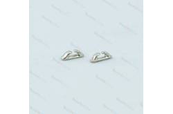 2 Chromed 14mm metal fairleads AMATI 4925/14