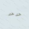 2 Chromed 14mm metal fairleads AMATI 4925/14