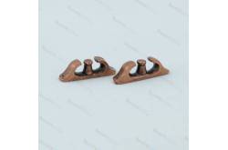 2 AMATI 4926/22 22mm burnished metal roller fairleads