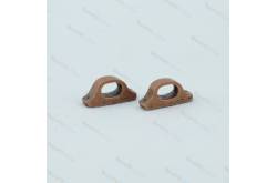 2 AMATI 4931 burnished metal 13mm closed fairleads