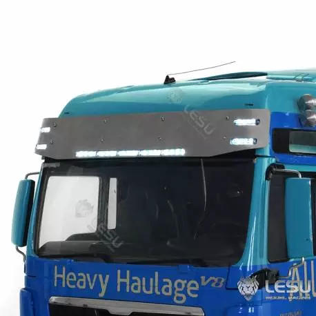 Sun Visor with leds for MAN TGX Tamiya 1/14 (Version C) - LESU S-1304-C