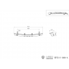 Sun Visor with leds for MAN TGX Tamiya 1/14 (Version A) - LESU S-1304-A