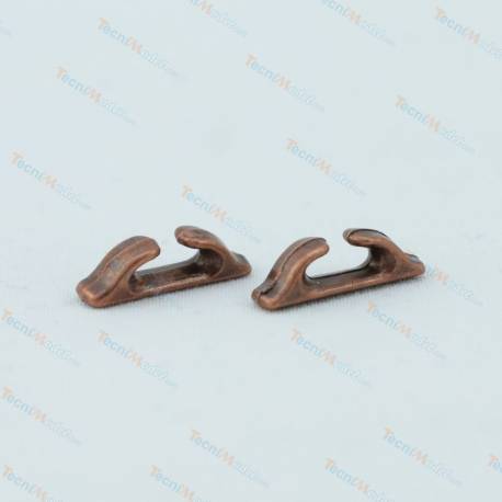 2 Chaumards 14mm en métal bruni AMATI 4920/14