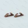 2 Chaumards 14mm en métal bruni AMATI 4920/14
