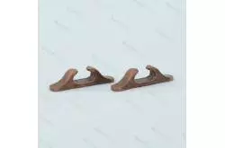 2 AMATI 4922/27 27mm burnished metal fairleads