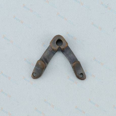 1 AMATI 4928 17mm burnished metal double bow fairlead