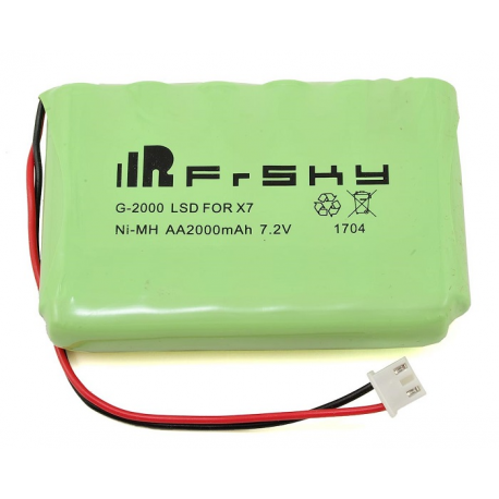 Accu Nimh 2000mAh 7.2v pour FRSKY Taranis QX7 et QX7S