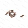 10 taquets 7mm en métal bruni
