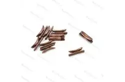 10 taquets 12mm en métal bruni AMATI 4935/12