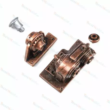 1 Guindeau moderne 27x20mm en métal bruni AMATI 4862