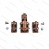 1 Guindeau moderne 35x46mm en métal bruni AMATI 4860