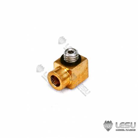 Raccord hydraulique coudé à braser Ø3mm