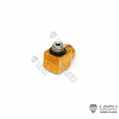 Raccord hydraulique coudé à braser Ø3mm