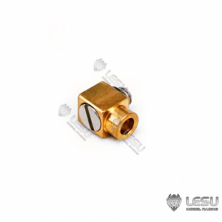 Raccord hydraulique coudé à braser Ø3mm