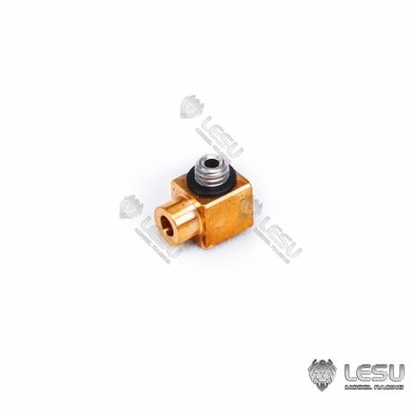 Raccord hydraulique coudé à braser Ø3mm