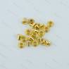 45 Mini Brass Eyelets, Ø2.0mm, ACTM00046