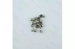 45 Mini eyelets, Ø2.5mm, silver, ACTM00048