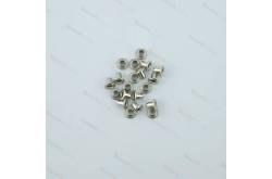 45 Mini eyelets, Ø2.0mm, silver, ACTM00049