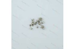 45 Mini eyelets, Ø1.5mm, silver, ACTM00050