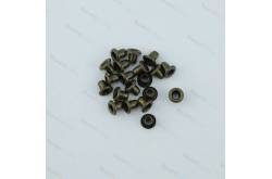45 Mini eyelets, Ø2.0mm, bronze color, ACTM00052