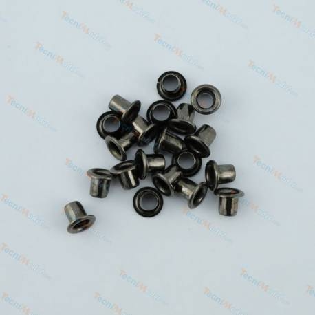 45 Mini Eyelets, Ø2.5mm, Steel Color, ACTM00054