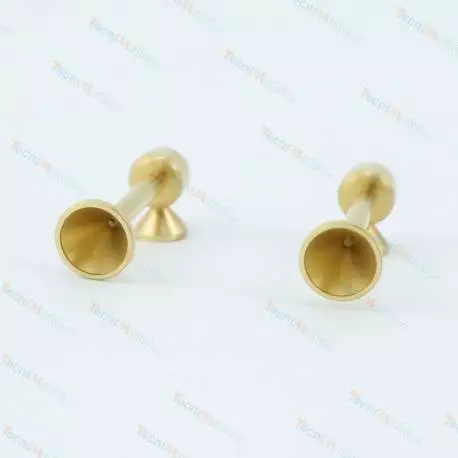 2 Trompes en laiton 5 x 15mm Krick 63107